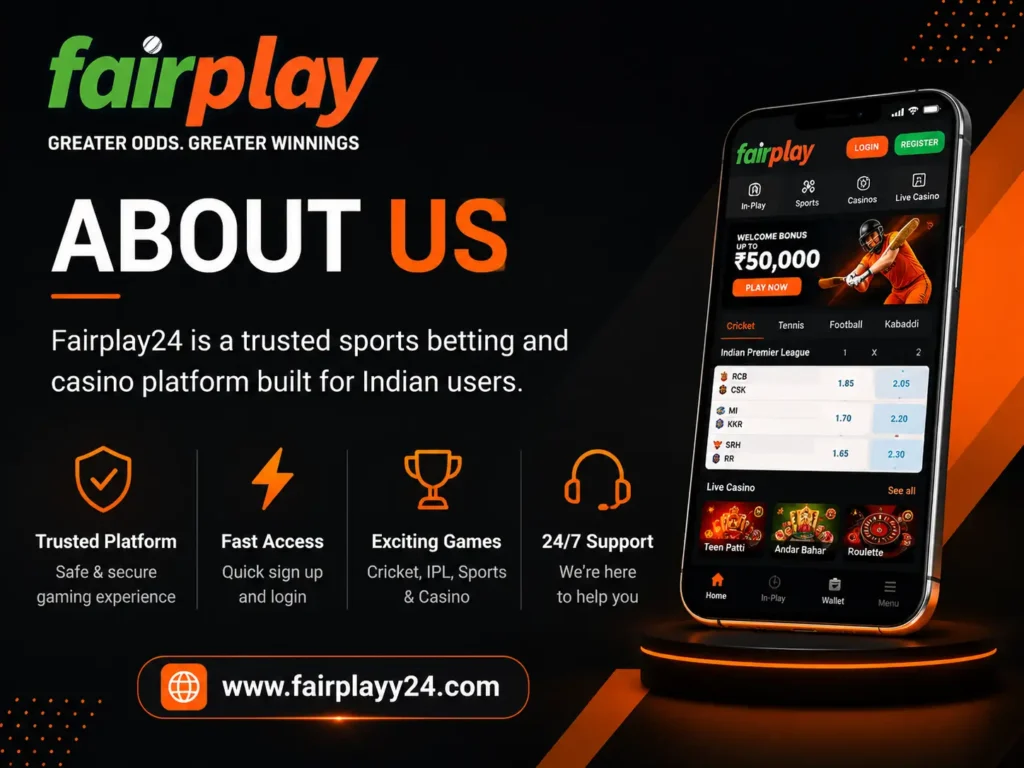 About Fairplay24 – Sports Betting & Casino Platform for Indian Users