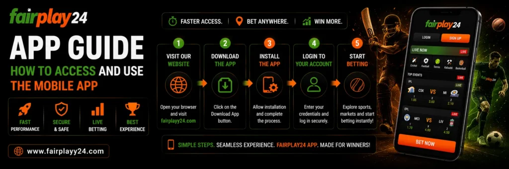 Fairplay24 App Guide – How to Access and Use the Mobile App