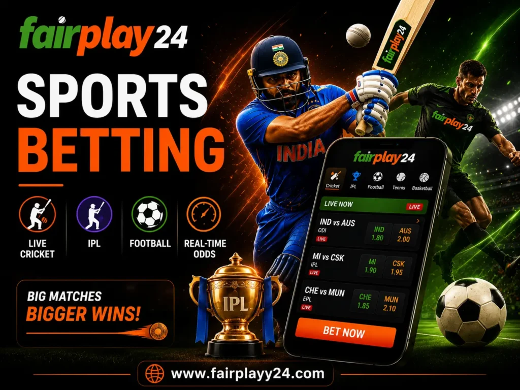 Fairplay24 Sports Betting – Live Cricket, IPL, Football & Real-Time Odds